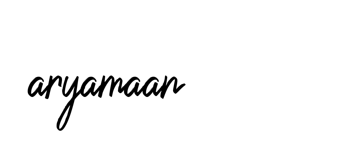 Signature of aryamaan