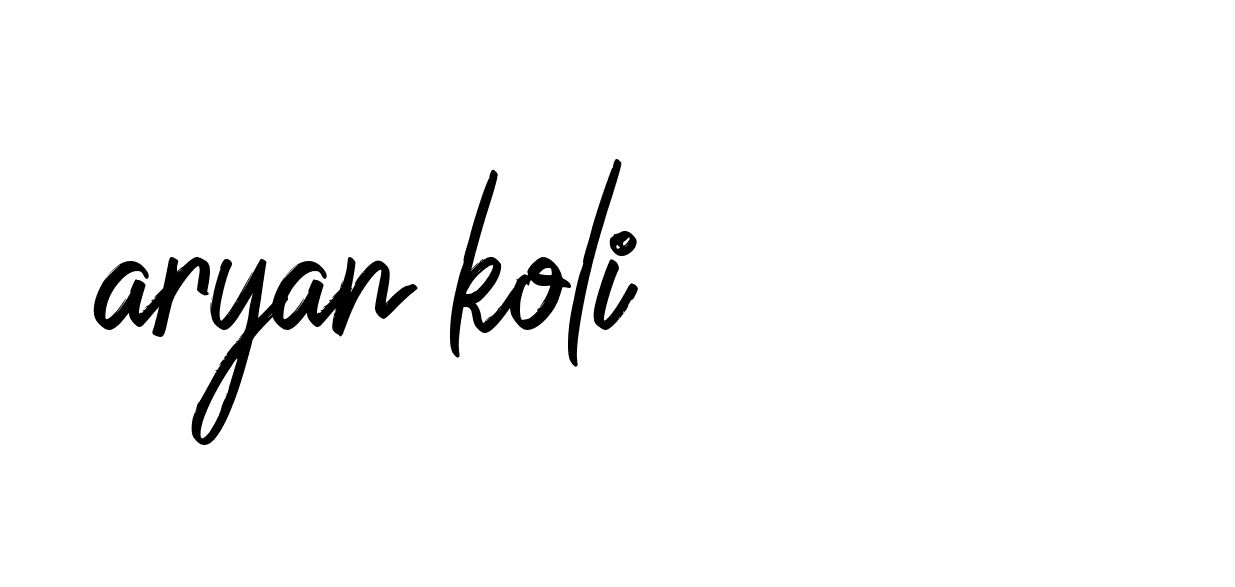 Signature of aryan-koli