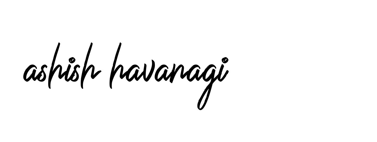 Signature of ashish-havanagi