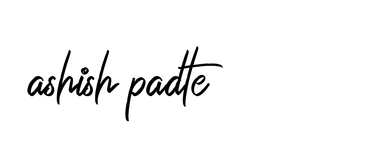 Signature of ashish-padte