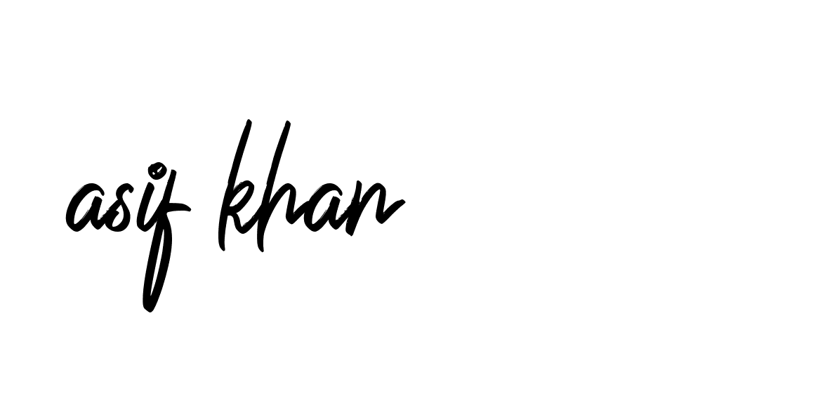 Signature of asif-khan