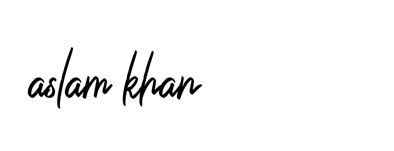 Signature of aslam-khan-