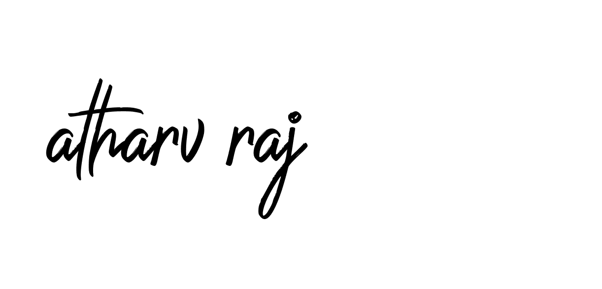 Signature of atharv-raj