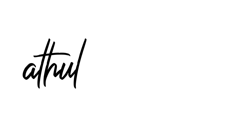 Signature of athul