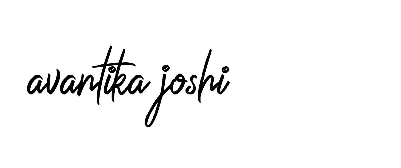 Signature of avantika-joshi