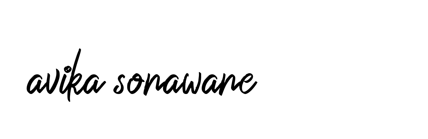 Signature of avika-sonawane