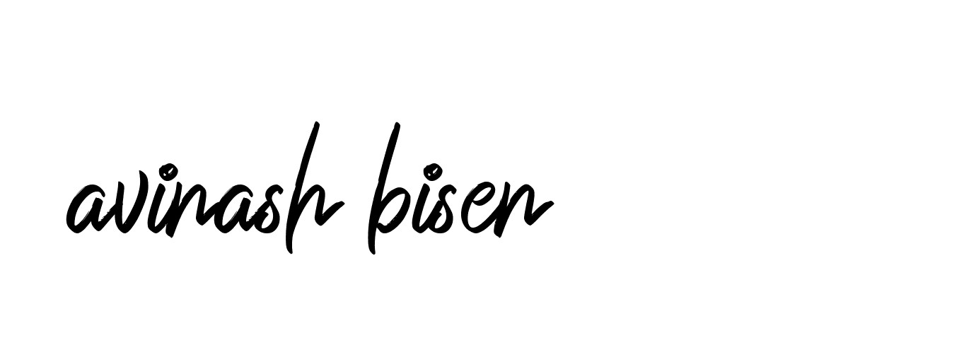 Signature of avinash-bisen