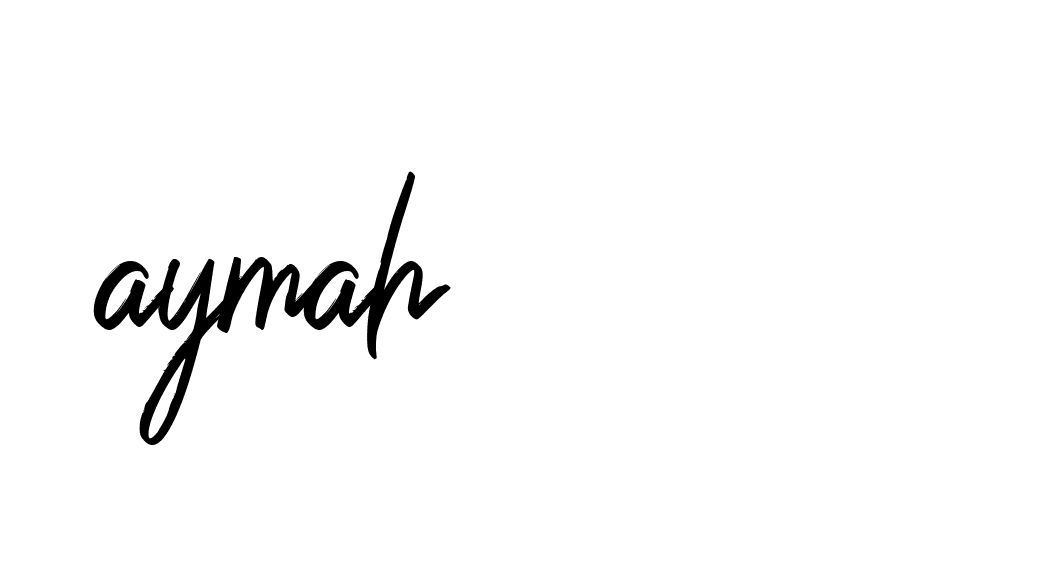 Signature of aymah