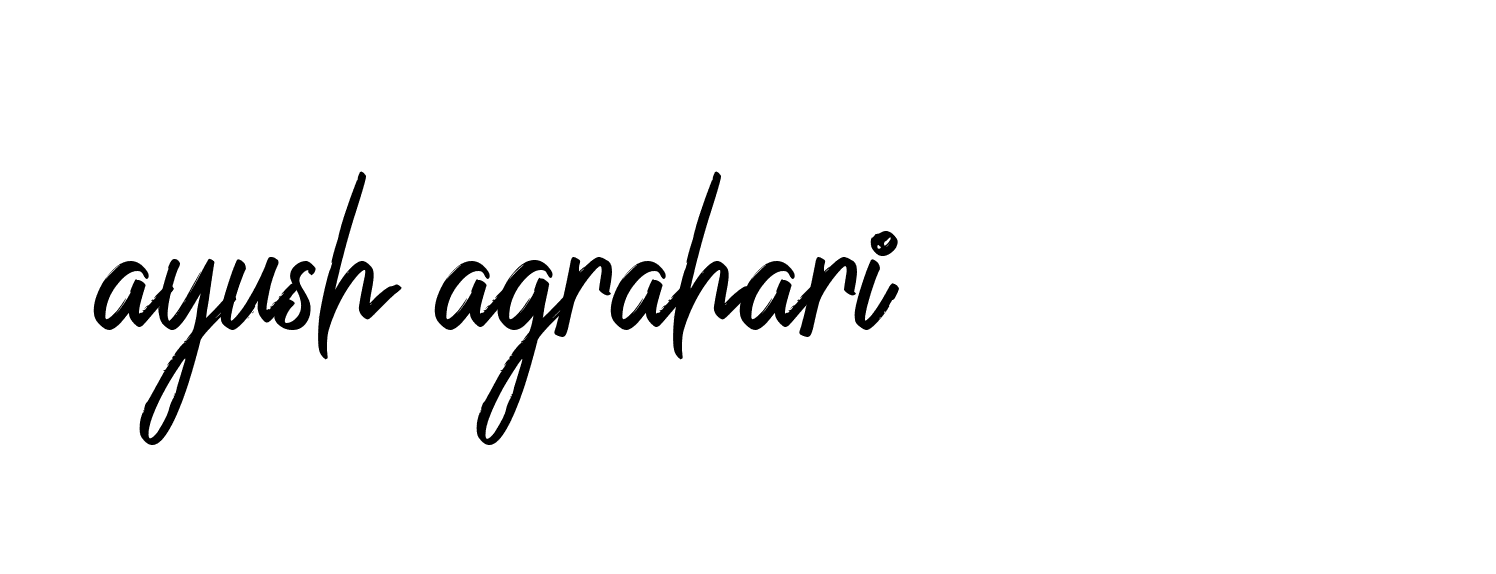 Signature of ayush-agrahari