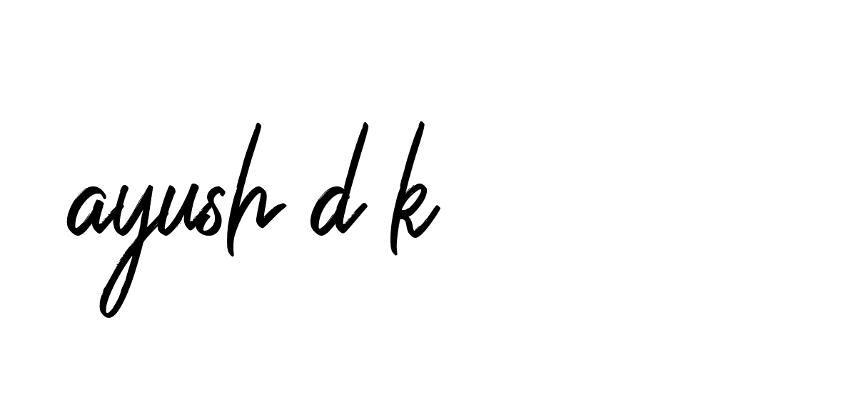 Signature of ayush-d-k