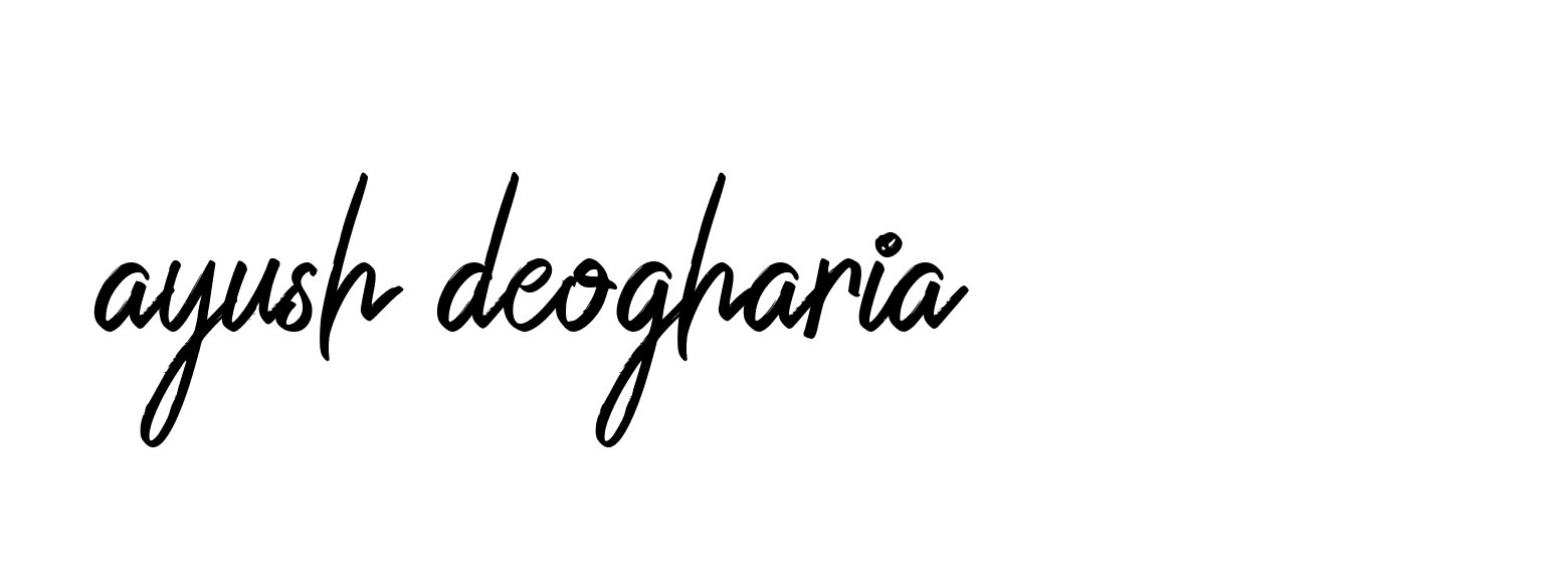 Signature of ayush-deogharia