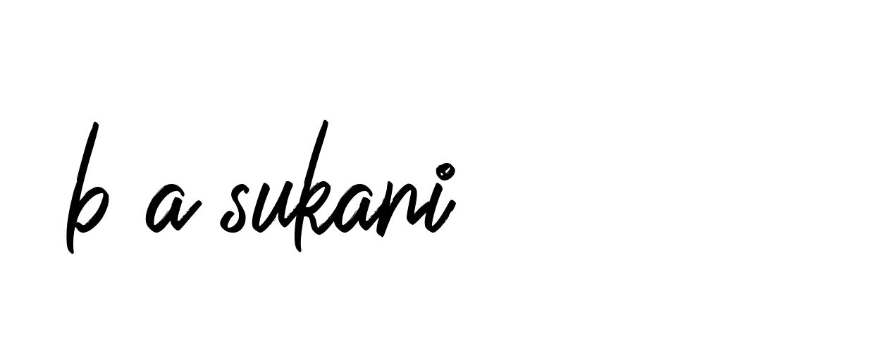 Signature of b-a-sukani