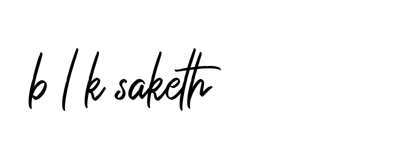 Signature of b-l-k-saketh