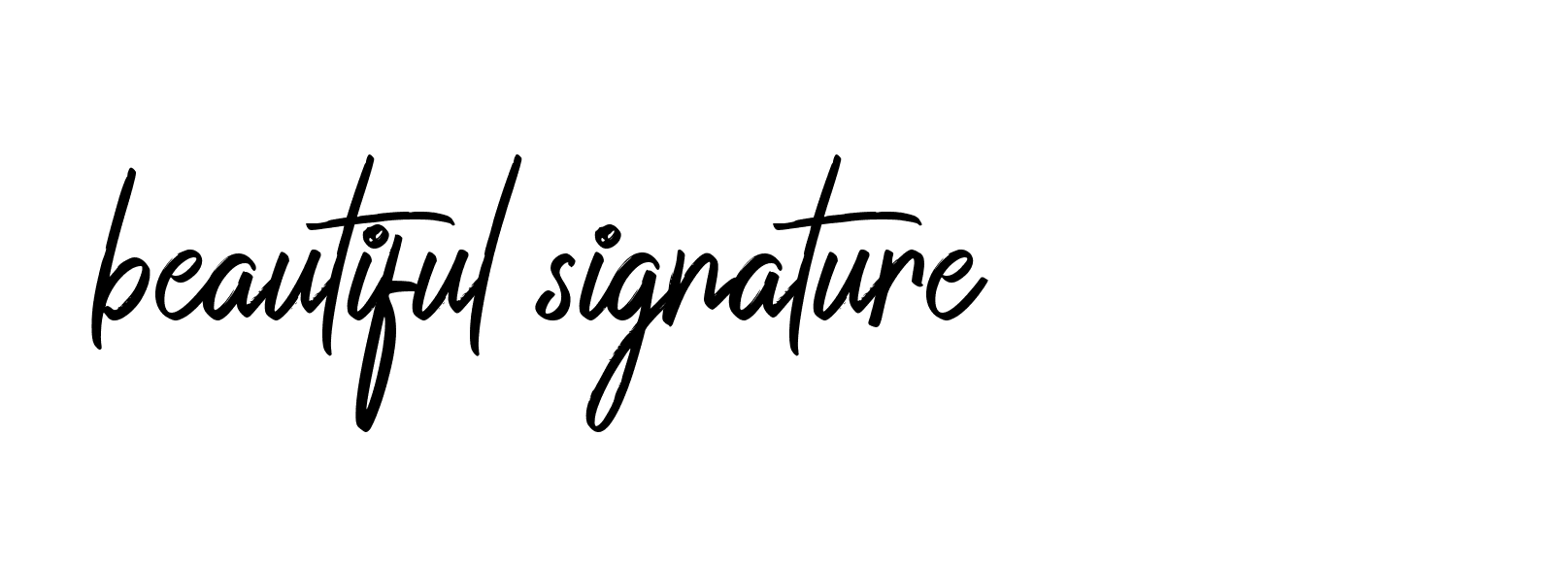 Signature of beautiful-signature