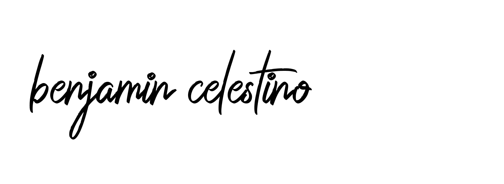 Signature of benjamin-celestino