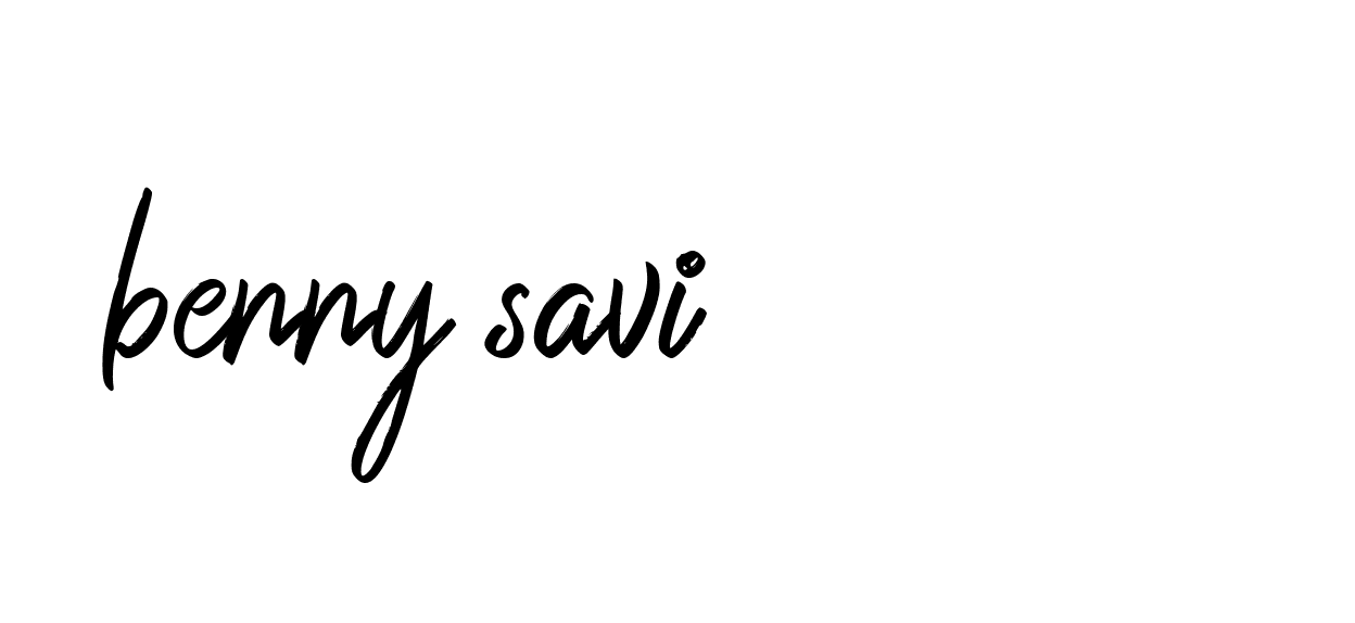 Signature of benny-savi