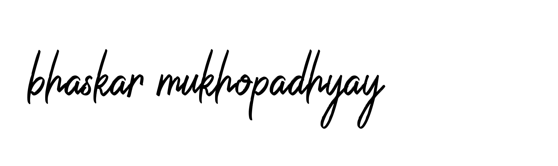 Signature of bhaskar-mukhopadhyay