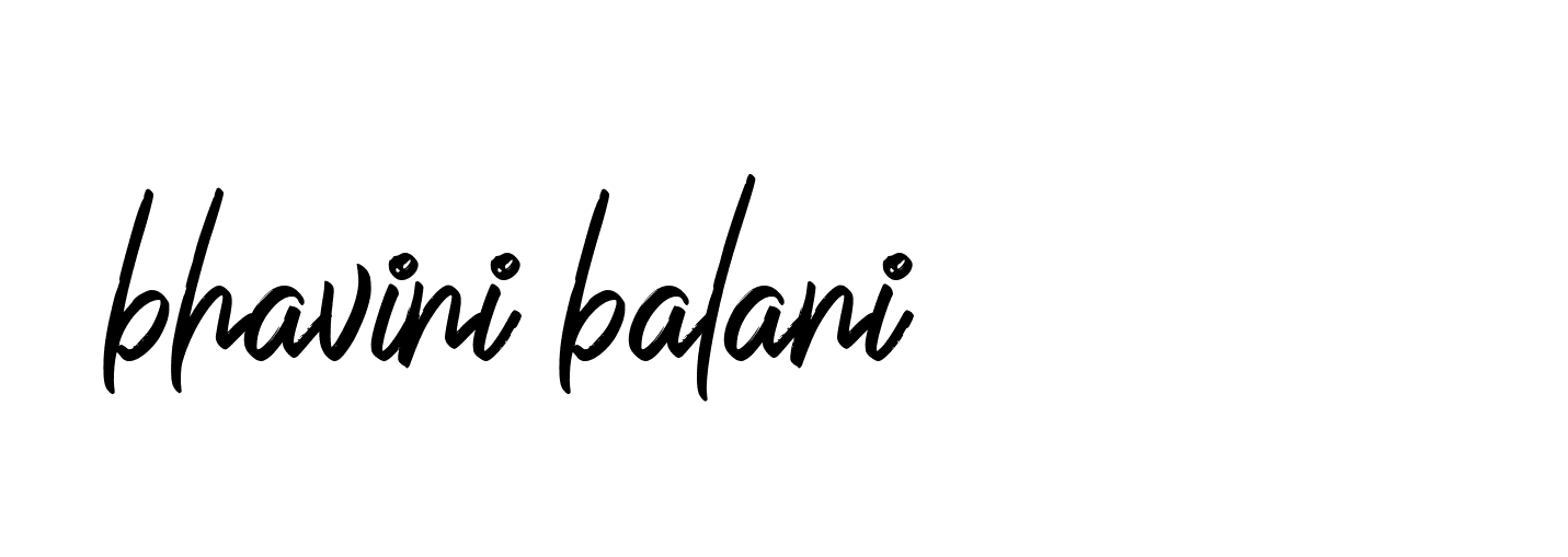 Signature of bhavini-balani