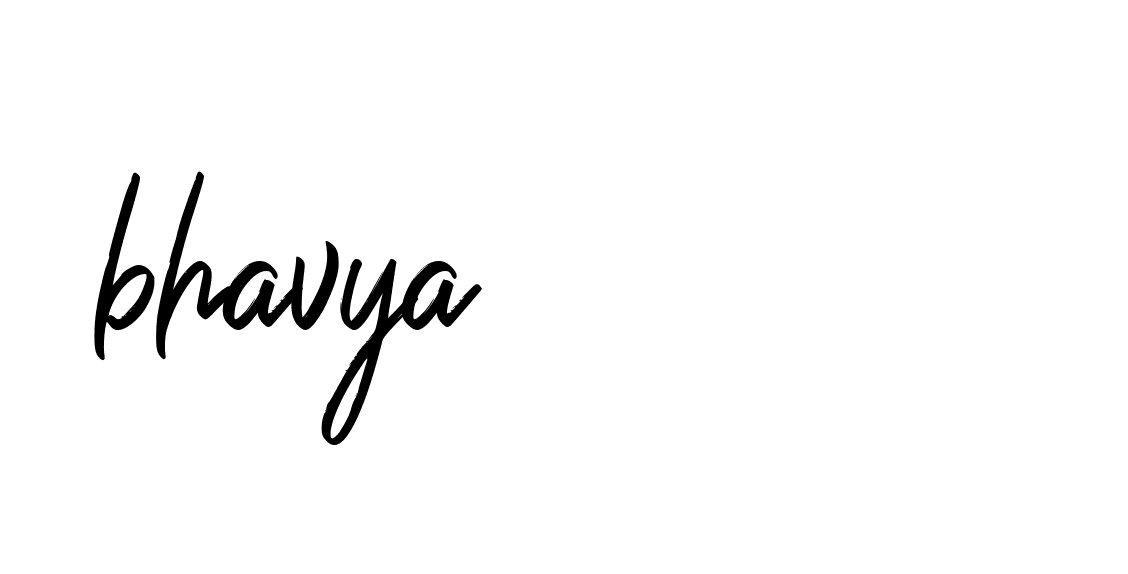 Signature of bhavya-