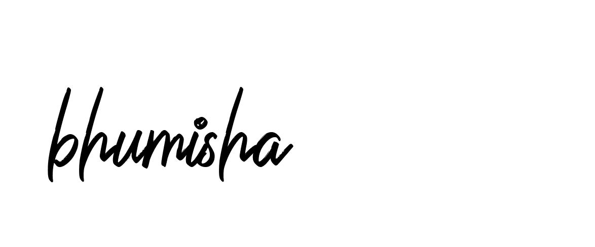 Signature of bhumisha