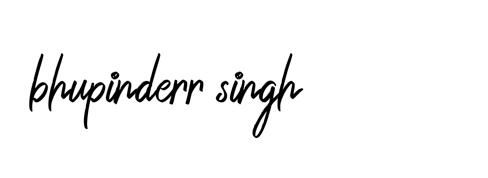 Signature of bhupinderr-singh