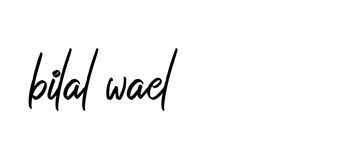 Signature of bilal-wael