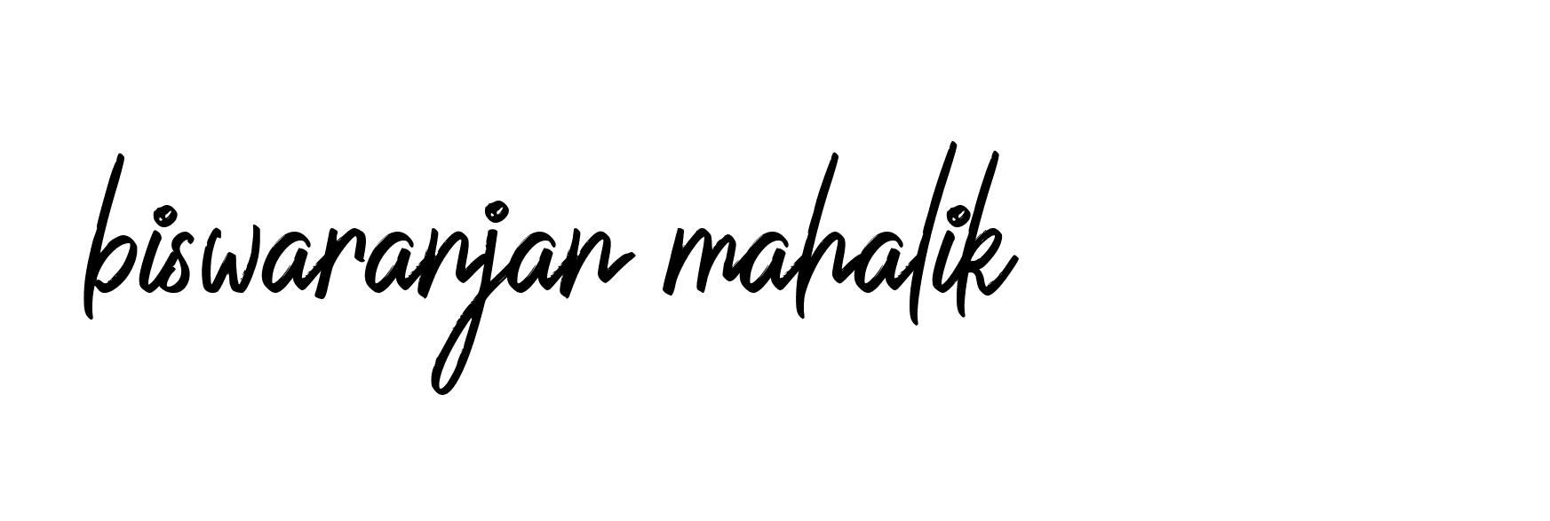 Signature of biswaranjan-mahalik