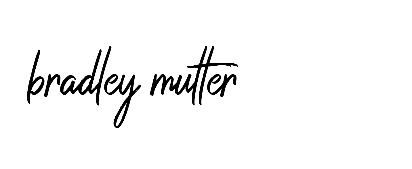 Signature of bradley-mutter