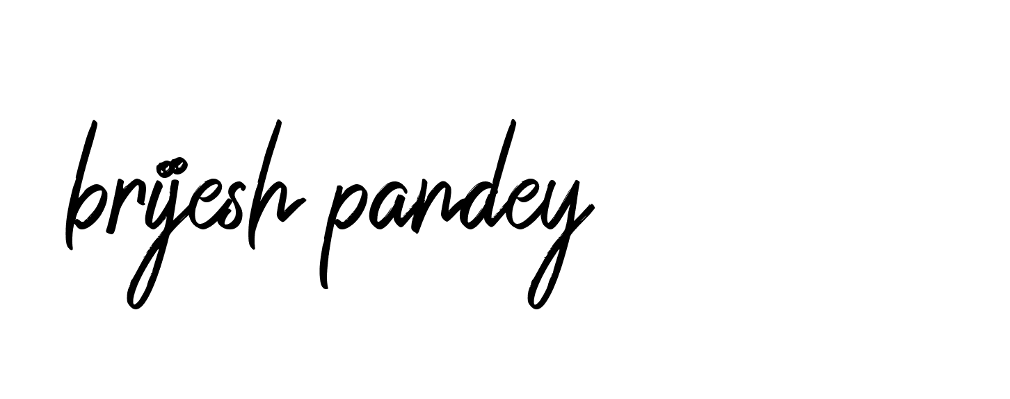 Signature of brijesh-pandey