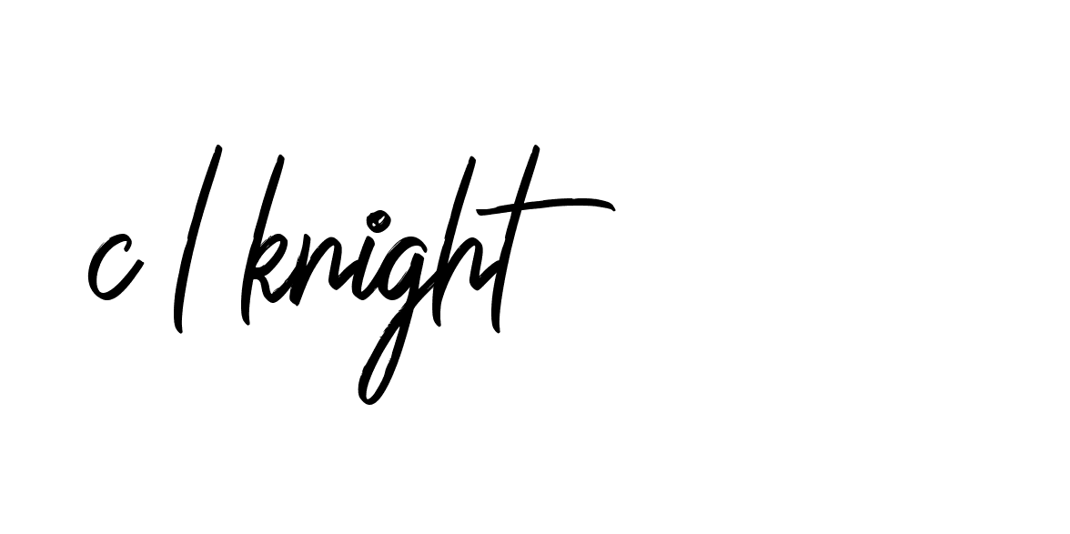 Signature of c-l-knight