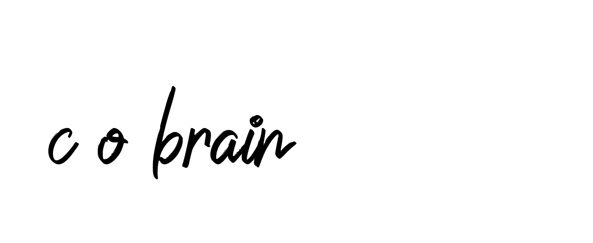 Signature of c-o-brain