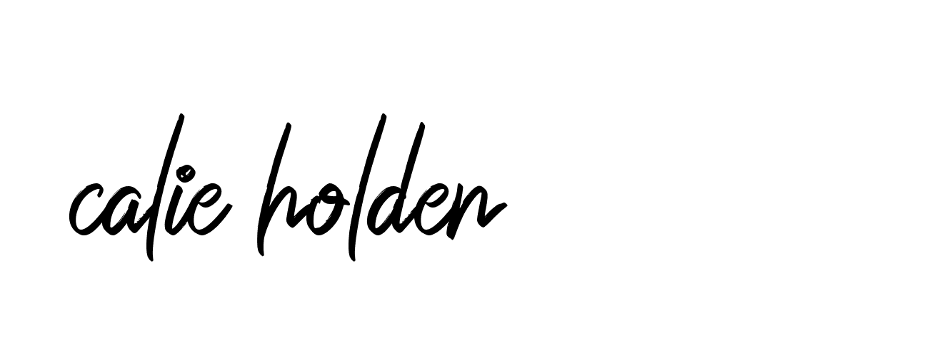 Signature of calie-holden