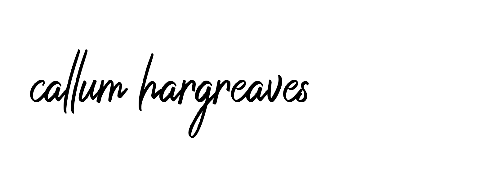 Signature of callum-hargreaves