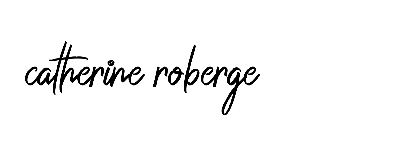 Signature of catherine-roberge