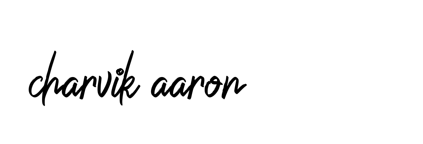 Signature of charvik-aaron