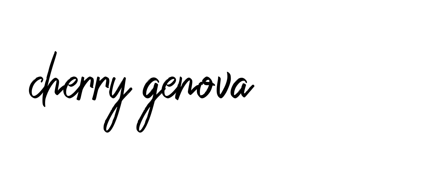 Signature of cherry-genova