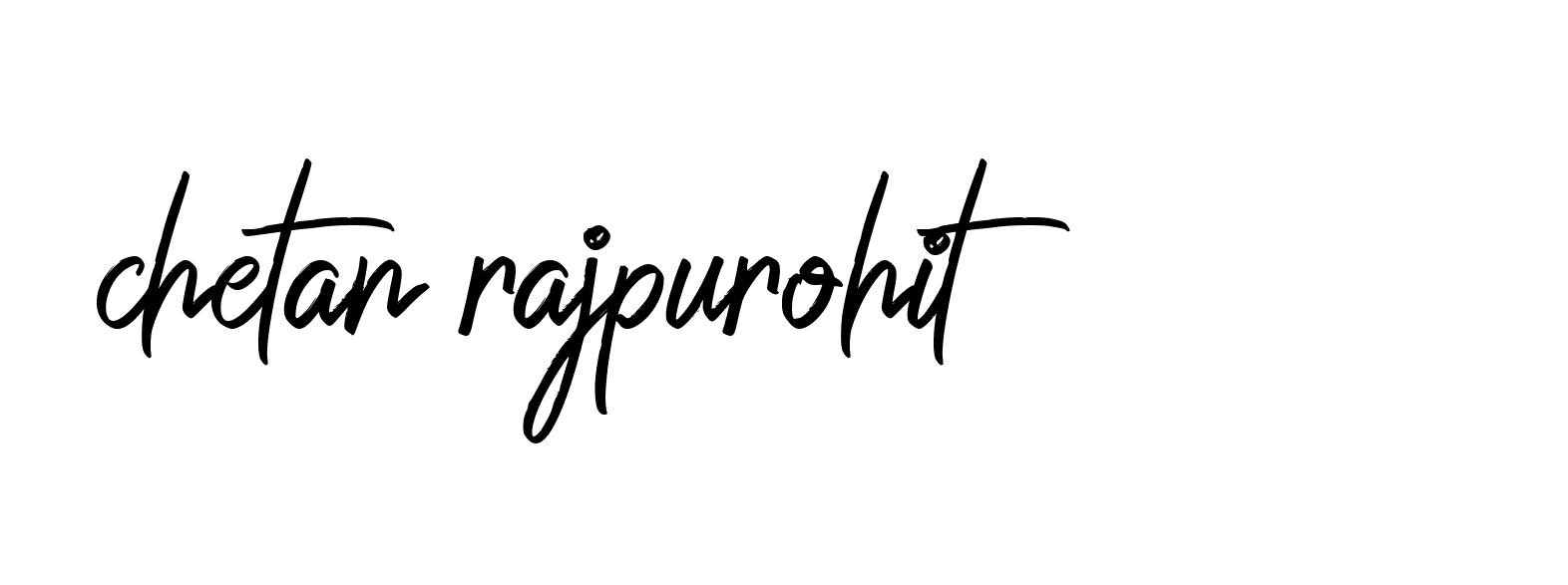 Signature of chetan-rajpurohit