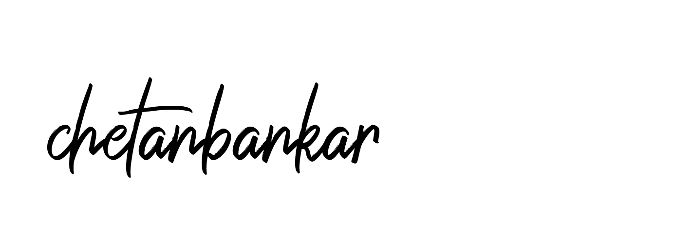 Signature of chetanbankar