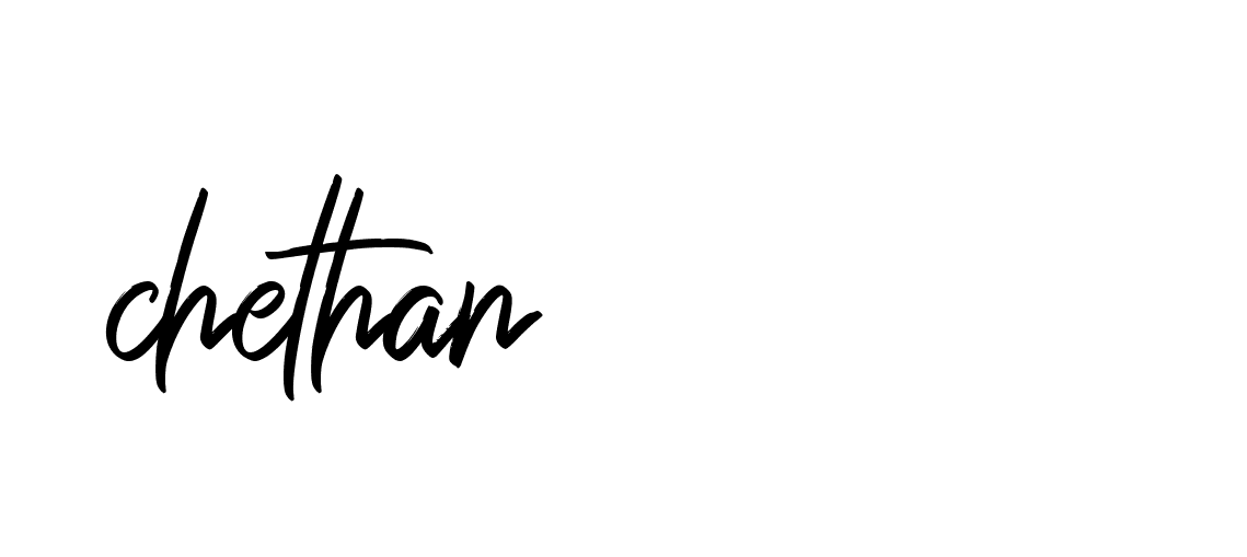 Signature of chethan-