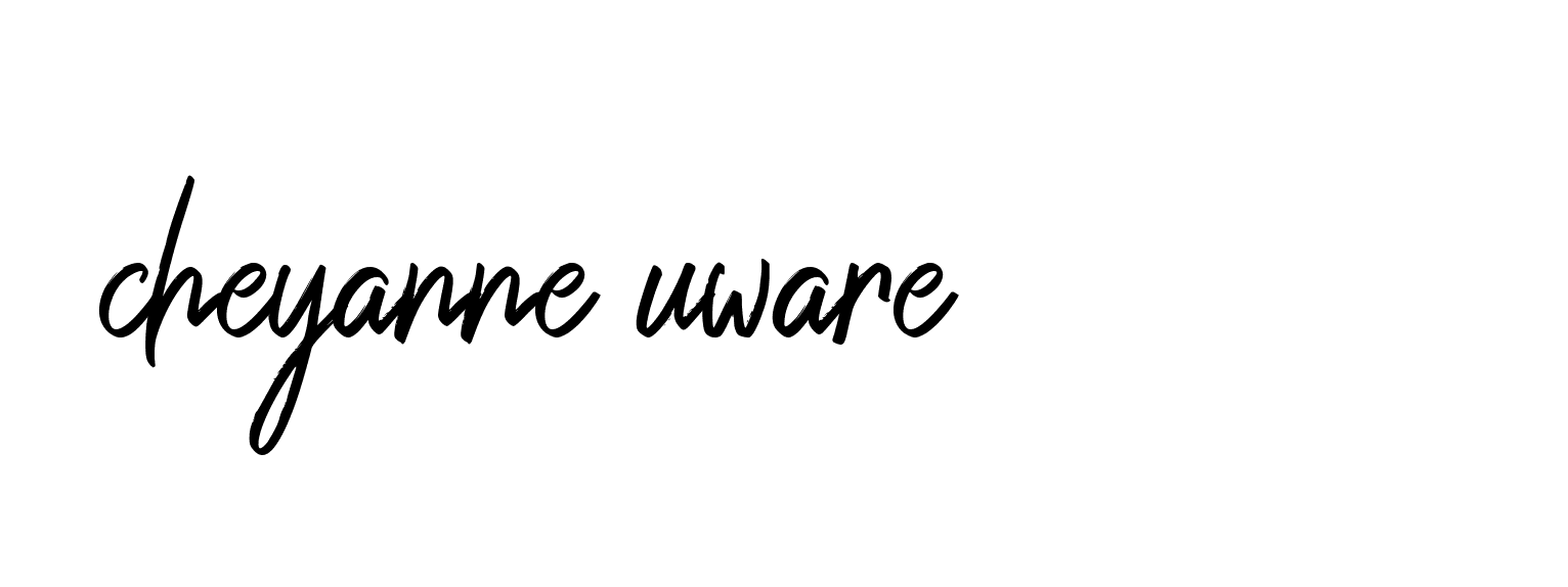 Signature of cheyanne-uware