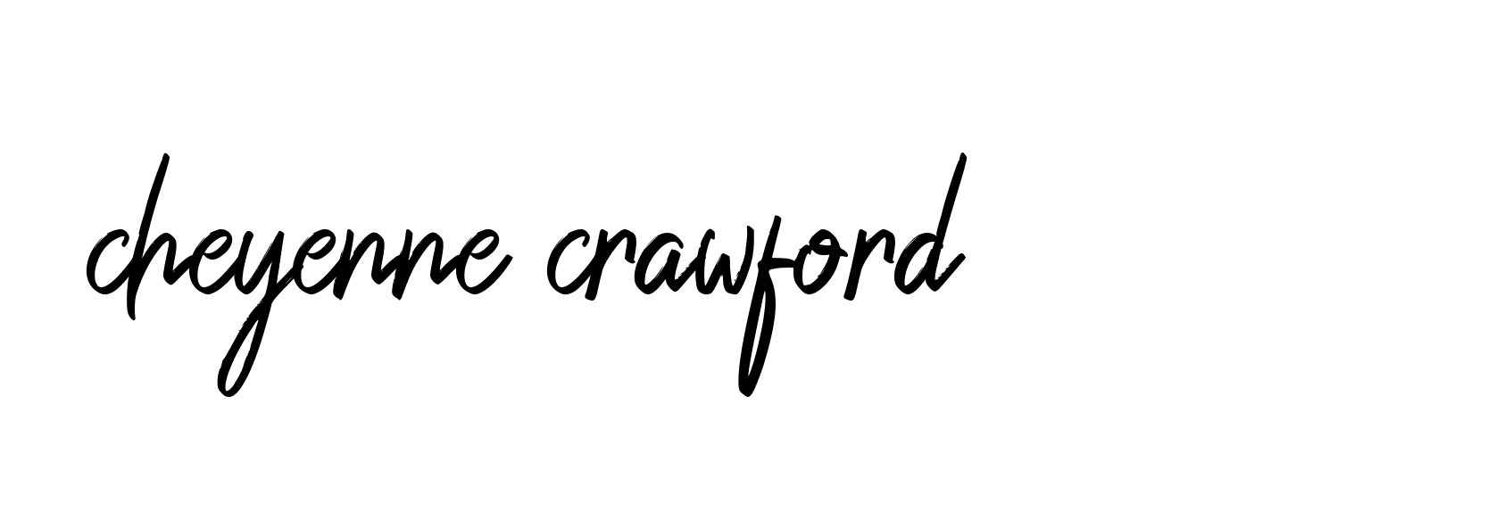 Signature of cheyenne-crawford