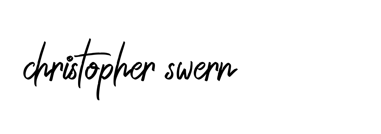 Signature of christopher-swern