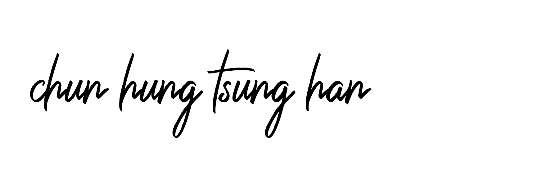 Signature of chun-hung-tsung-han