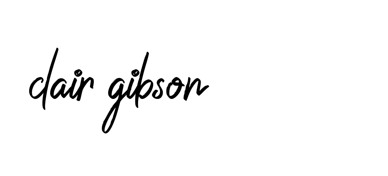 Signature of clair-gibson