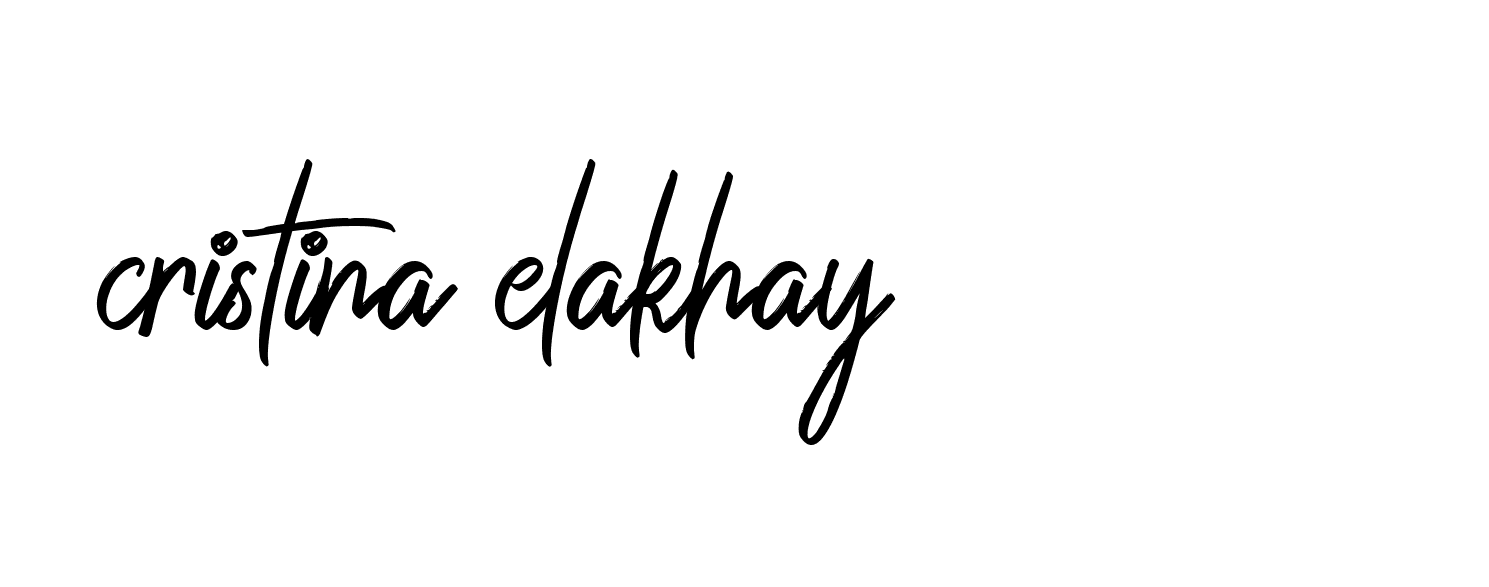 Signature of cristina-elakhay