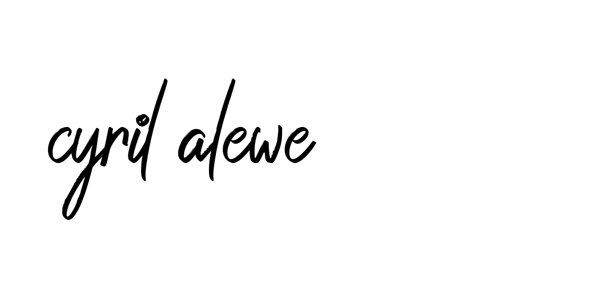 Signature of cyril-alewe