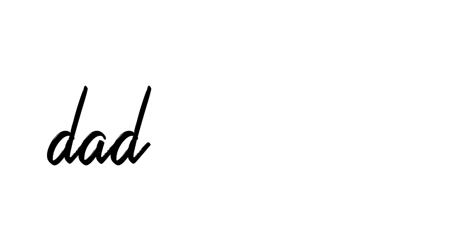 Signature of dad