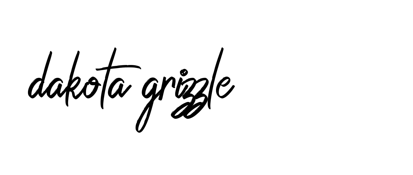 Signature of dakota-grizzle