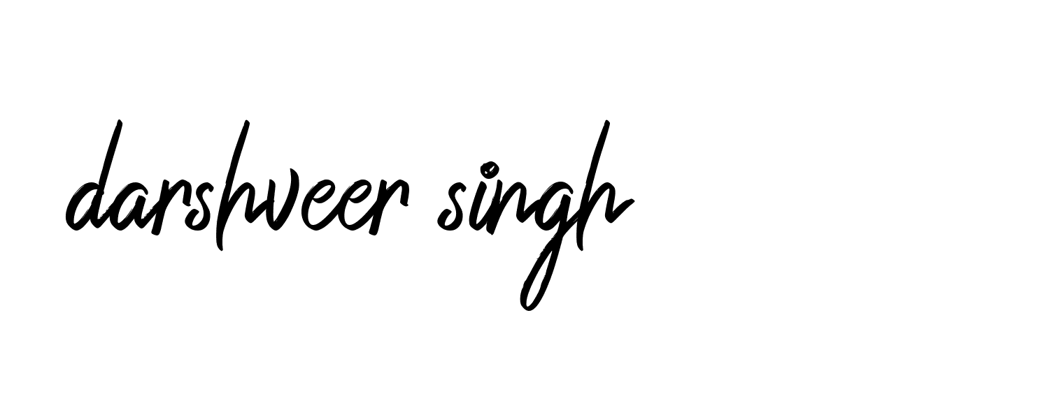 Signature of darshveer-singh