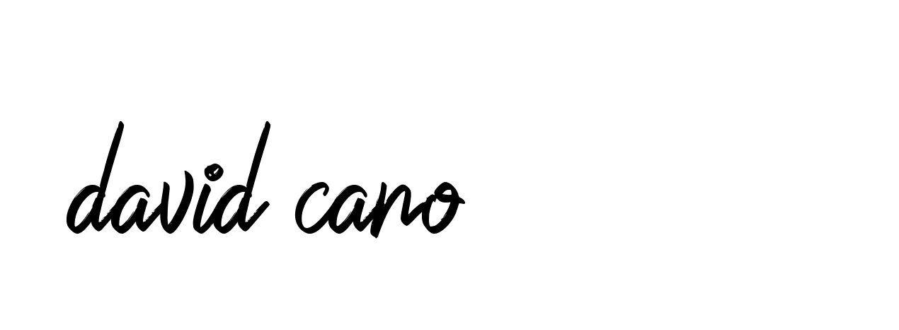 Signature of david-cano